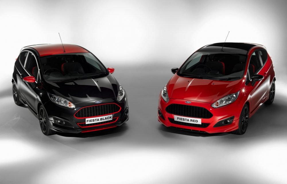 Ford Fiesta Zetec S Red and Black Editions