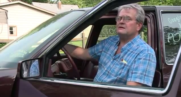 Herb Hartman made his own wood-powered Cadillac.