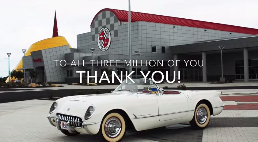 National Corvette Museum Welcomes 3 Millionth Visitor