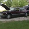 wood-powered Cadillac