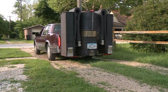 Wood-Powered Cadillac