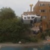 Jeep Crashes into Pool