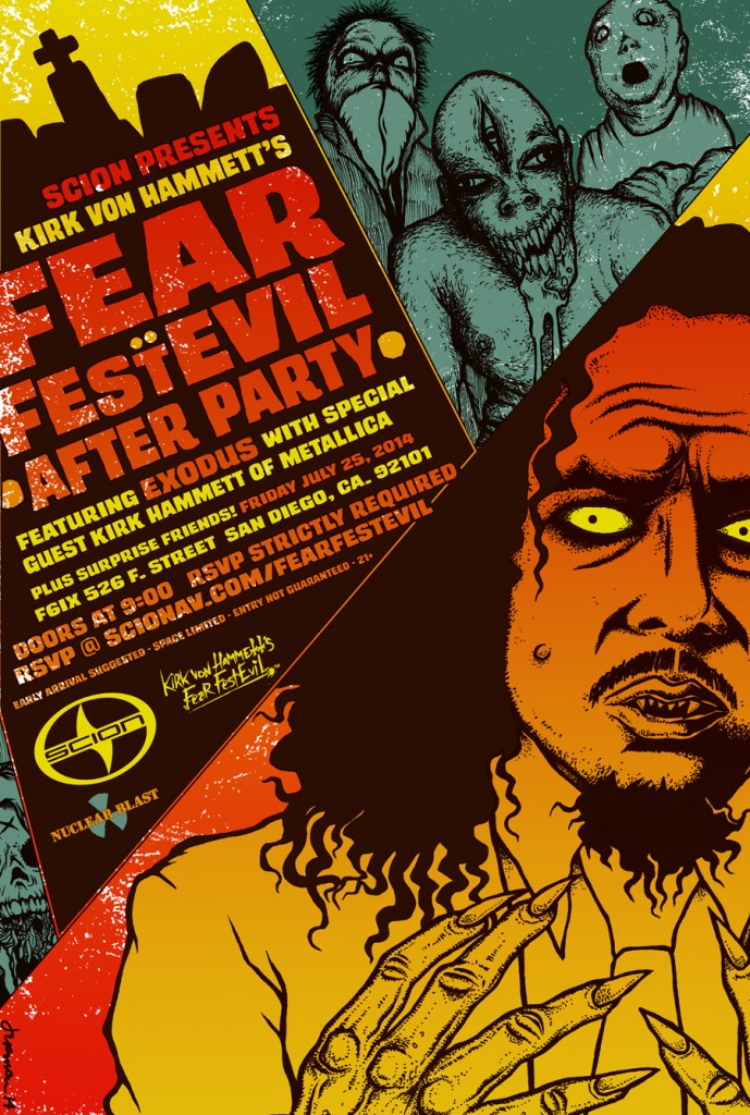 Kirk Hammett Fear FestEvil