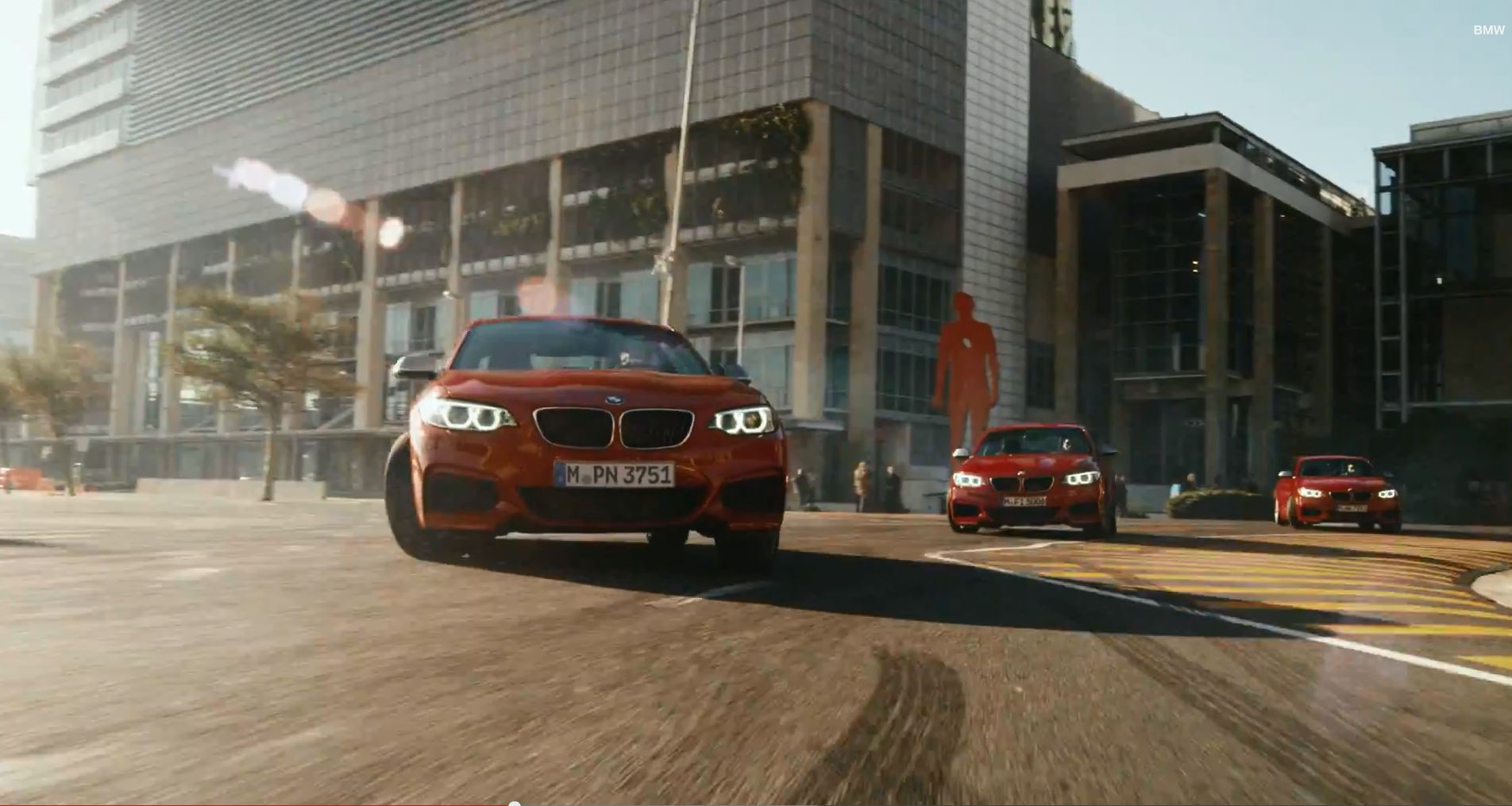 BMW M235i Drift Mob Car Front Red M235i two