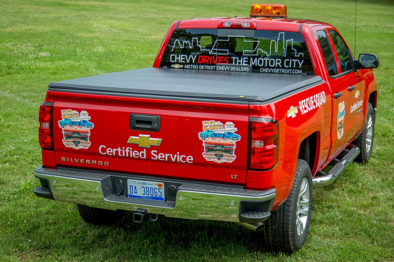 The Chevrolet Certified Service Rescue Squad will have six Silverados at Woodward.