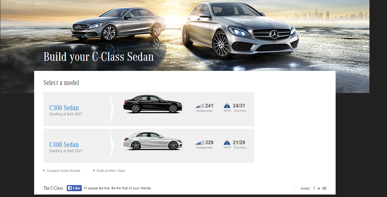 2015 C-Class Configurator