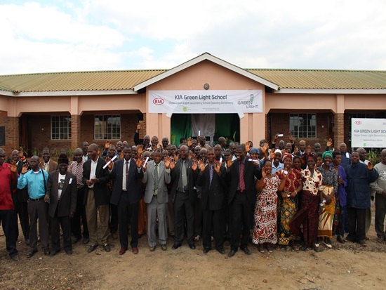Kia Builds School in Malawi as Part of Green Light Project