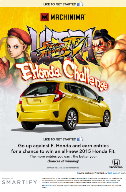 Machinima Ultra Street Fighter IV E. Honda Challenge Sweepstakes 