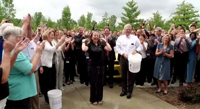 Mary Barra Takes the ALS Ice Bucket Challenge