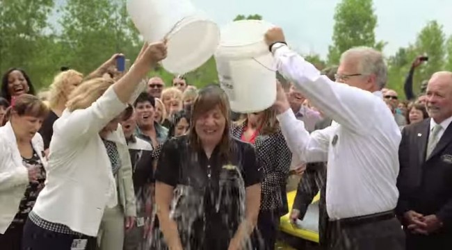 Mary Barra Takes the ALS Ice Bucket Challenge