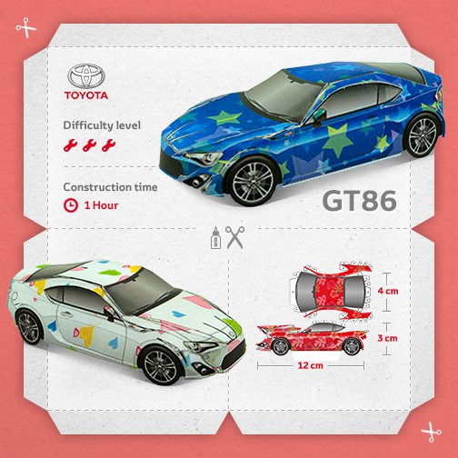 Papercraft Prius and GT86