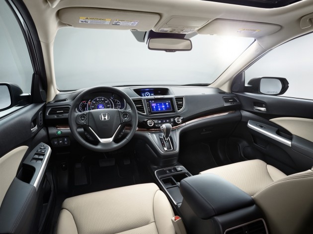 The CR-V's interior received some nice upgrades and a restyling for 2015