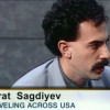 Sacha Baron Cohen as Kazakh reporter Borat Sagdiyev
