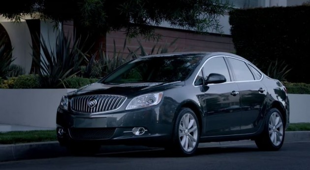 A shot from one of the ads in the new "Experience the New Buick" campaign