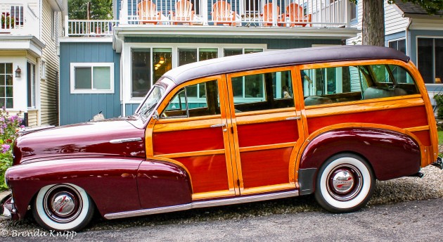 Eric Clapton's Chevy Woody in profile