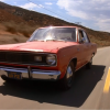 A 1970 Plymouth Valiant sedan, one of three different Valiants used during production