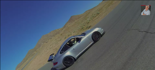 Porsche 911 GT3 RS at Willow Springs race track