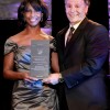 Alicia Boler-Davis, the 2014 Technologist of the Year, pictured with John Quattrone, GM senior vice president of Global Human Resources