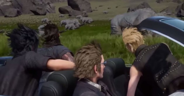 Final Fantasy XV Car meme original game footage