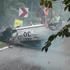 Lancer EVO crash