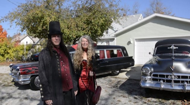 Vintage Cadillac Hearses as their Daily Drivers