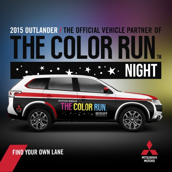 Mitsubishi Sponsors The Color Run Night