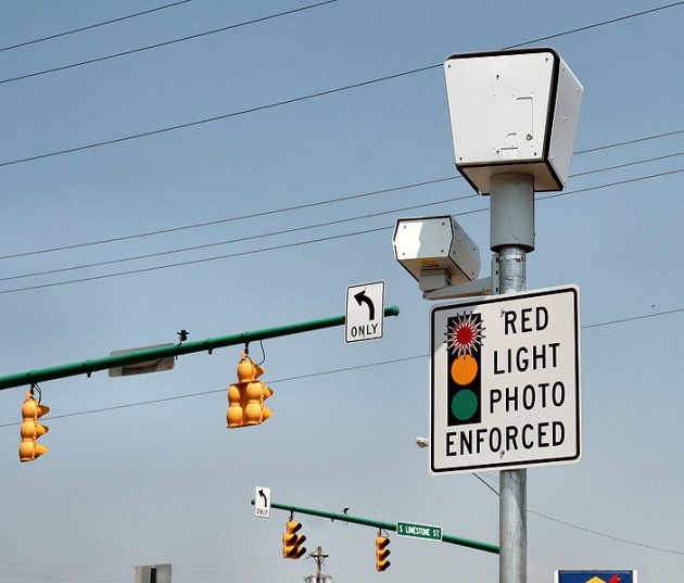 Red light cameras are on the decline