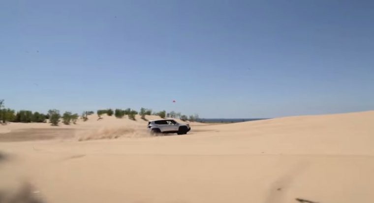 Check out the 2015 Jeep Renegade Trailhawk at the Silver Lake Sand Dunes.