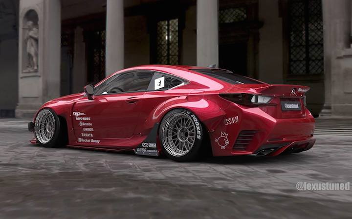 lexus rc f rocket bunny