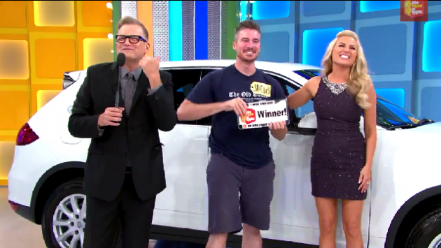 Jacob wins a Porsche Cayenne as part of Dream Car Week on The Price is Right