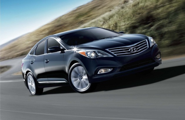 2014 Azera black exterior