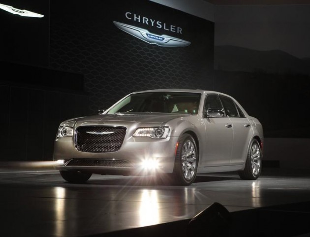 The 2015 Chrysler 300 at the LA Auto Show