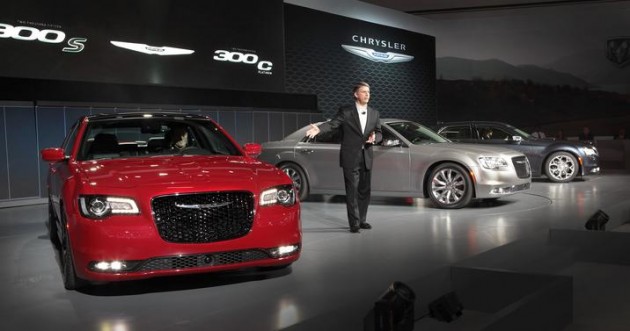 The 2015 Chrysler 300 at the LA Auto Show