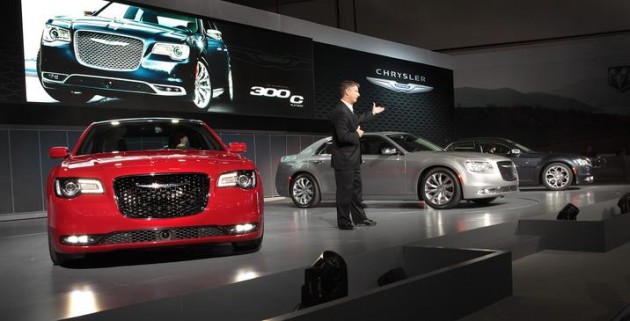 The 2015 Chrysler 300 at the LA Auto Show