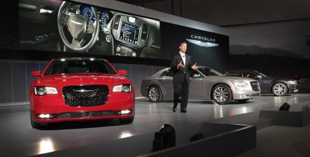 The 2015 Chrysler 300 at the LA Auto Show