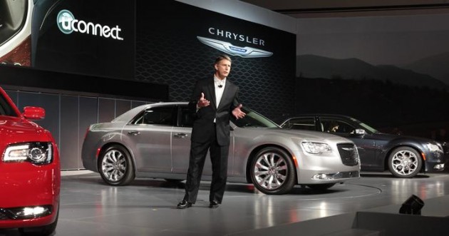 The 2015 Chrysler 300 at the LA Auto Show