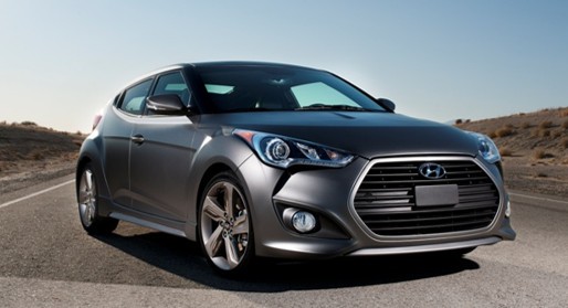 2015 Veloster Turbo grey exterior fastest hyundai vehicles