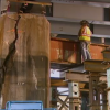 The damaged section of I-95 in Philadelphia that was featured on 60 Minutes during their story on our crumbling American infrastructure