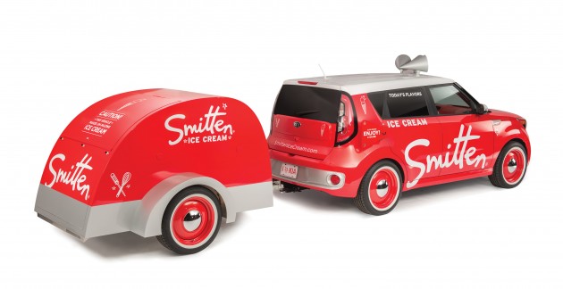 Kia at SEMA: the Smitten Ice Cream Soul EV