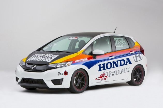 Bisimoto 2015 Honda Fit Spec Car for Norm Reeves Honda