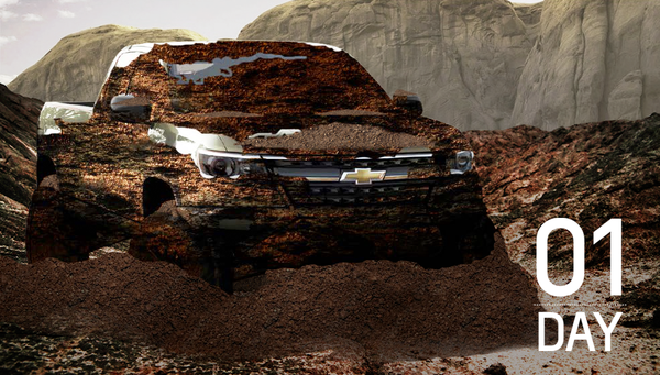 off-road Chevy Colorado teaser