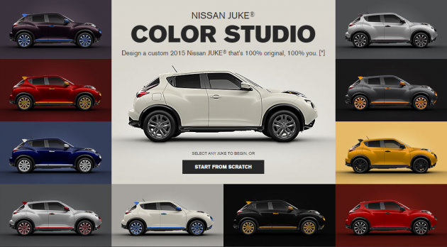 JUKE Color Studio | 2015 Nissan JUKE