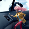 Jem feels AC in her hair inside a Honda Civic, joining other classic toys in the new Honda holiday ads