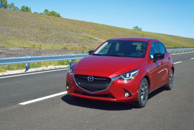 Mazda2 Thailand's First Diesel Car Red exterior Good design award