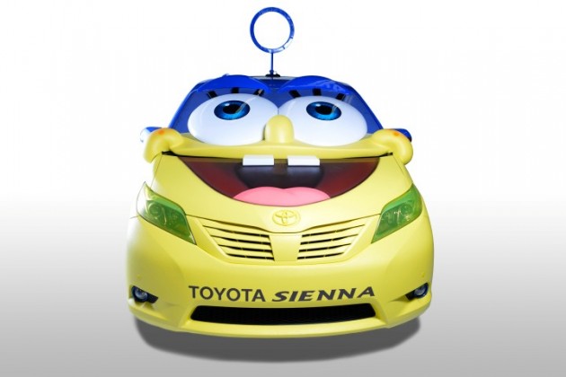 Spongebob-inspired Toyota Sienna