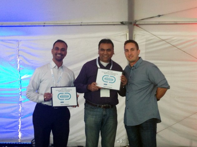 Team FuelSignal won the inaugural Connected Car-Connected City App Pursuit hackathon at this year’s Los Angeles Auto Show