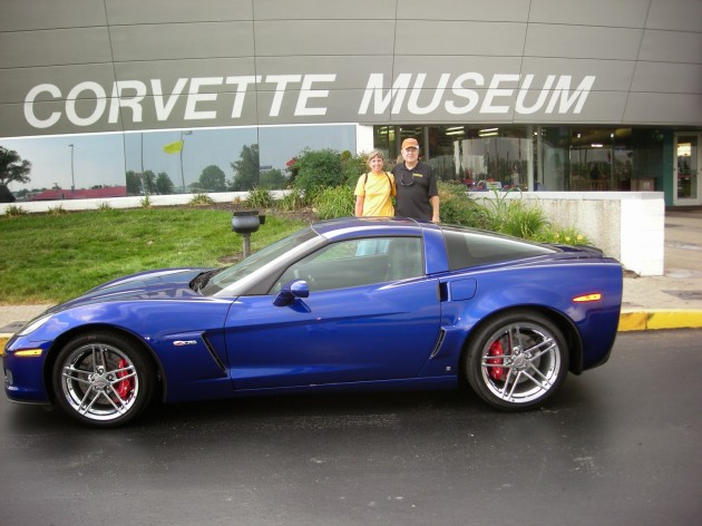 The 2007 Corvette Z06 in Le Mans Blue