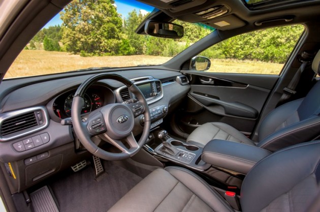 The roomier, enhanced interior of the 2016 Sorento