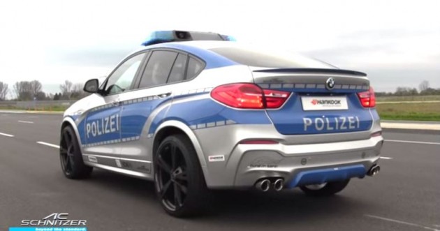 BMW X4 Police Car 3