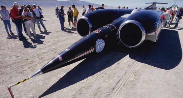 The ThrustSSC, which Andy Green drove to set the fastest land speed record in 1997, hitting 763.035 mph. A new video commemorates this feat as part of the Guinness World Records 60th Anniversary. 